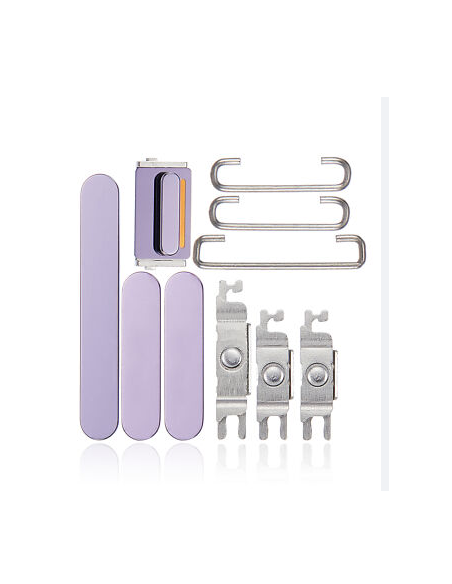 Botón Encendido/Volumen/Interruptor Iphone 14 Pro / 14 Pro Max (Morado Oscuro)