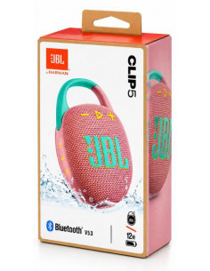 Altavoz Inalámbrico Portátil con Bluetooth JBL CLIP 5 (Rosa) 2