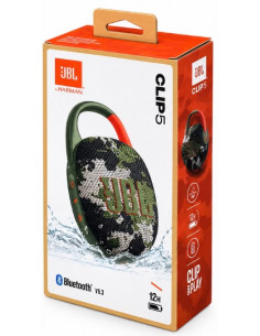 Altavoz Inalámbrico Portátil con Bluetooth JBL CLIP 5 (Camuflaje) 2