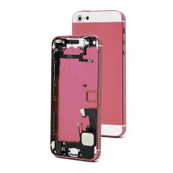 Chasis Completo iPhone 5 - Rosa y Blanco