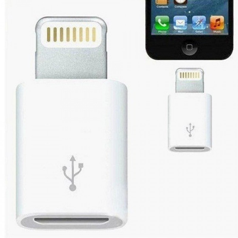 Adaptador Lightning A Micro Usb