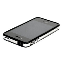 Bumper iPhone 4 4S - Negro Transparente