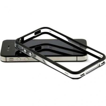 Bumper iPhone 4 4S - Negro Transparente