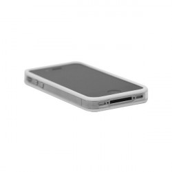 Bumper iPhone 4 4S - Blanco Transparente 2
