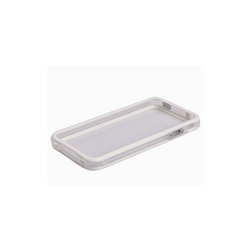 Bumper iPhone 4 4S - Blanco Transparente