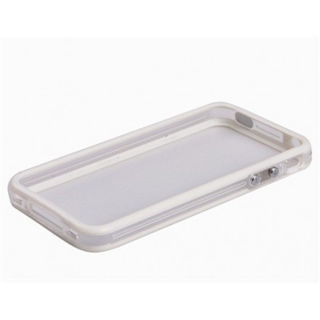Bumper iPhone 4 4S - Blanco Transparente