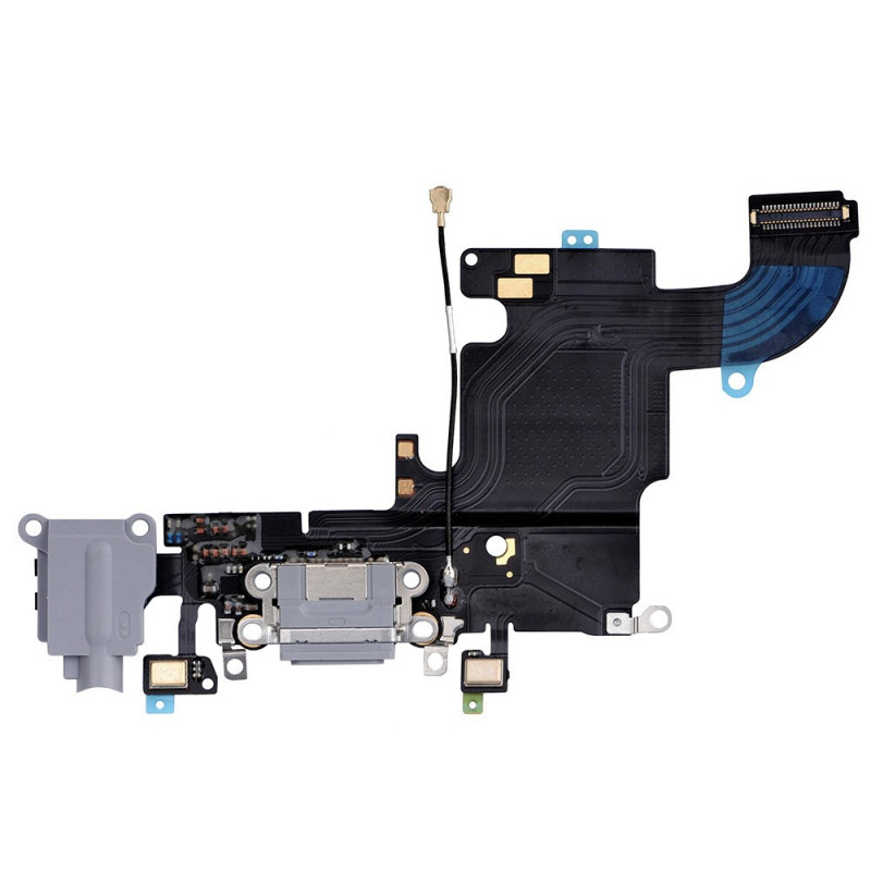 Flex Conector auricular microfono iPhone 6s (Gris Oscuro)