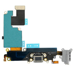 Flex Conector auricular microfono iPhone 6 Plus (Gris Oscuro) 2