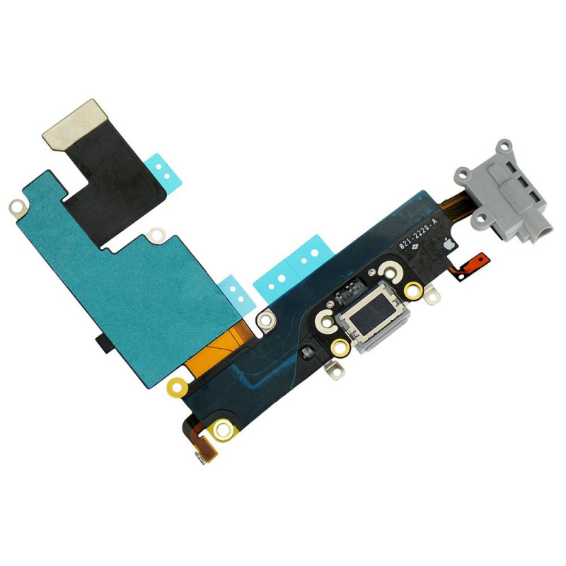 Flex Conector auricular microfono iPhone 6 Plus (Gris Oscuro)
