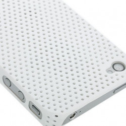 Carcasa Perforada iPhone 4 - Blanco 2