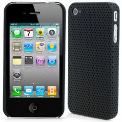 Carcasa Perforada iPhone 4 - Negro