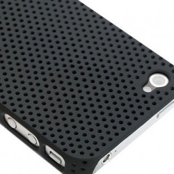 Carcasa Perforada iPhone 4 - Negro 2