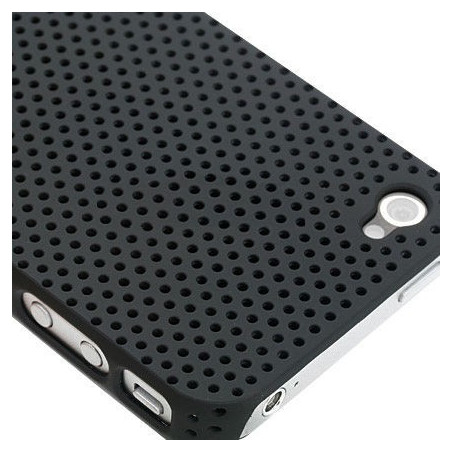 Carcasa Perforada iPhone 4 - Negro