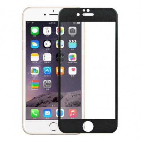 Protector pantalla fibra de carbono 3D iPhone 6 6s