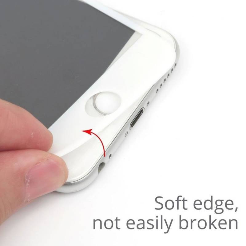 Protector pantalla fibra de carbono 3D iPhone 6 6s