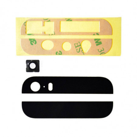 Cristal Trasero iPhone 5s - Negro