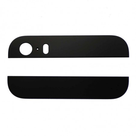 Cristal Trasero iPhone 5s - Negro