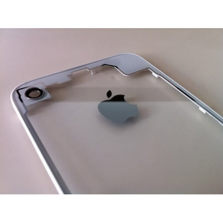 Tapa Transparente Blanco iPhone 4