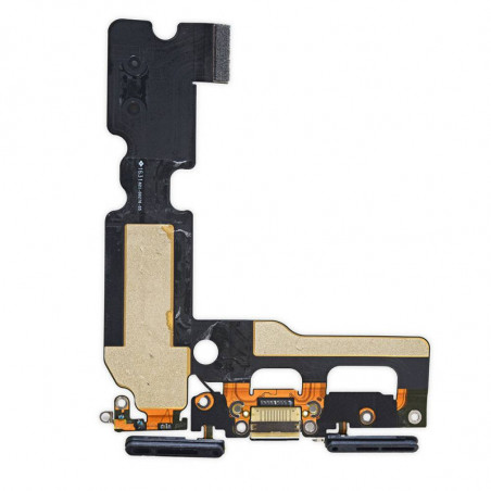 Flex Conector de carga microfono iPhone 7 (Negro)