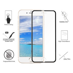 Cristal templado 3d curvo con marco de aluminio iPhone 6 Plus 6s Plus