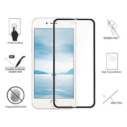 Cristal templado 3d curvo con marco de aluminio iPhone 7 Plus 8 Plus