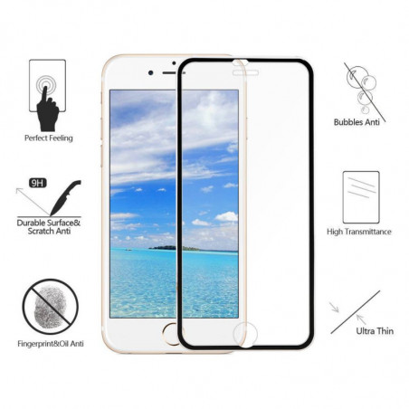 Cristal templado 3d curvo con marco de aluminio iPhone 6 6s