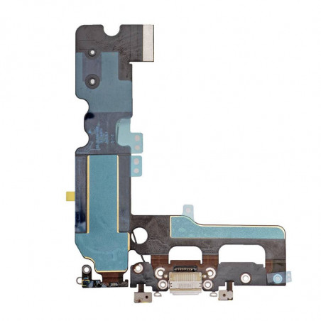 Flex Conector de carga microfono iPhone 7 Plus (Blanco)
