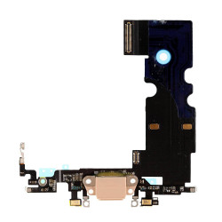 Flex Conector de carga microfono iPhone 8 (Oro)