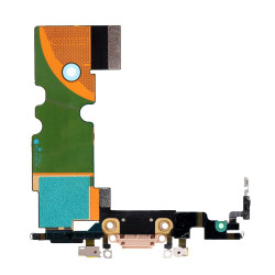 Flex Conector de carga microfono iPhone 8 (Oro) 2