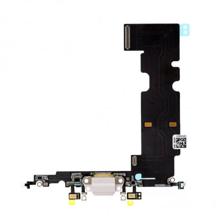 Flex Conector de carga microfono iPhone 8 Plus (Blanco)