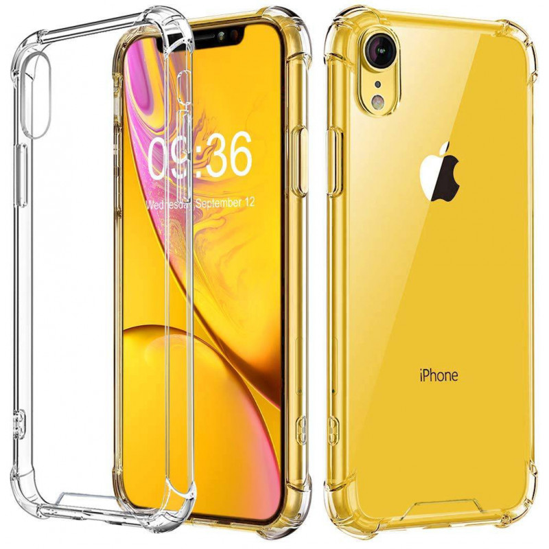 Carcasa Silicona Transparente Anti-Choque iPhone XR