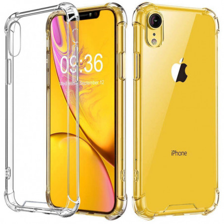 Carcasa Silicona Transparente Anti-Choque iPhone XR
