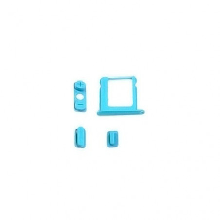 CHASIS METAL IPHONE 4 AZUL CLARO