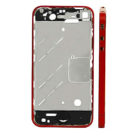 CHASIS METAL IPHONE 4 ROJO