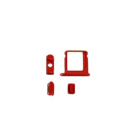 CHASIS METAL IPHONE 4 ROJO