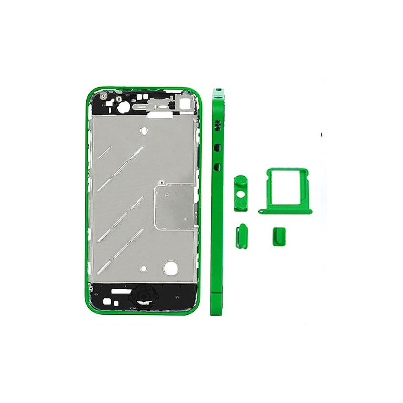 CHASIS METAL IPHONE 4 VERDE