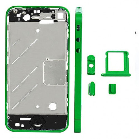 CHASIS METAL IPHONE 4 VERDE