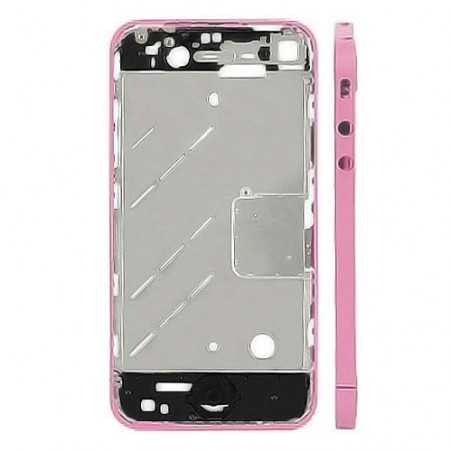 CHASIS METAL IPHONE 4 ROSA