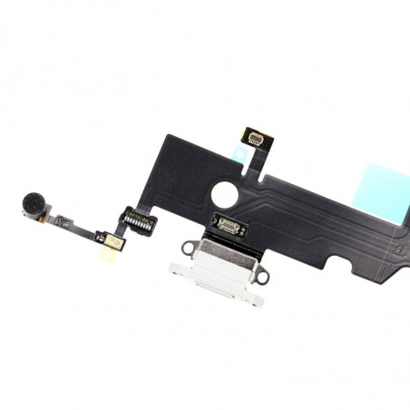 Flex Conector de carga microfono iPhone XS Max A2101 (Blanco)