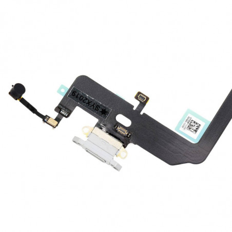 Flex Conector de carga microfono iPhone Xs A2097 (Negro)