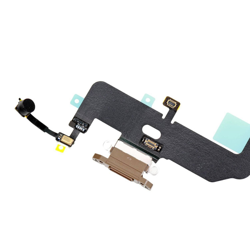 Flex Conector de carga microfono iPhone Xs A2097 (Oro)