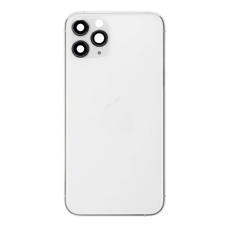 ✓ Chasis iPhone 11 Blanco/ Plata (sin componentes). Comprar ahora