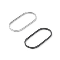 Embellecedor Black de cámara trasera para iPhone X