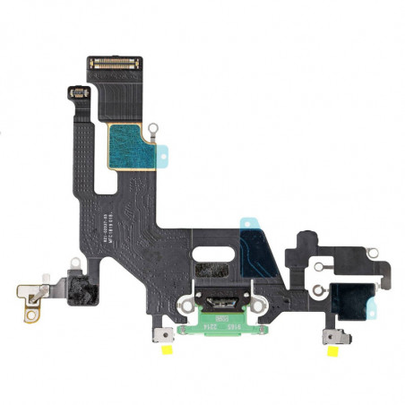 Flex Conector de carga microfono iPhone 11 A2221 (Verde)