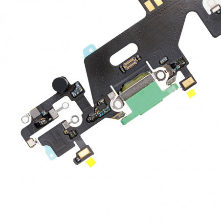 Flex Conector de carga microfono iPhone 11 A2221 (Verde)