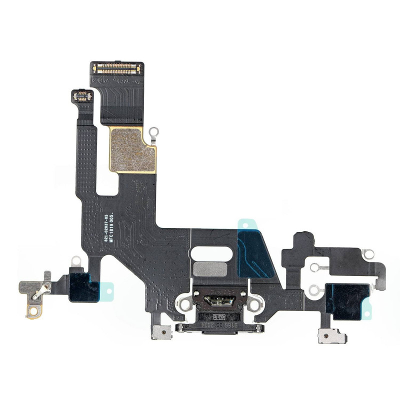 Flex Conector de carga microfono iPhone 11 A2221 (Negro)