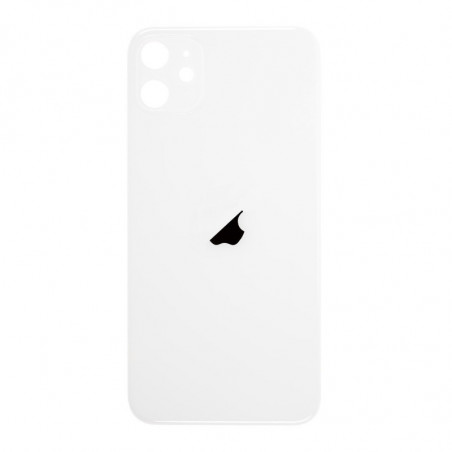 Tapa Trasera iPhone 11 (Agujero Ampliado) (EU) (Blanco)