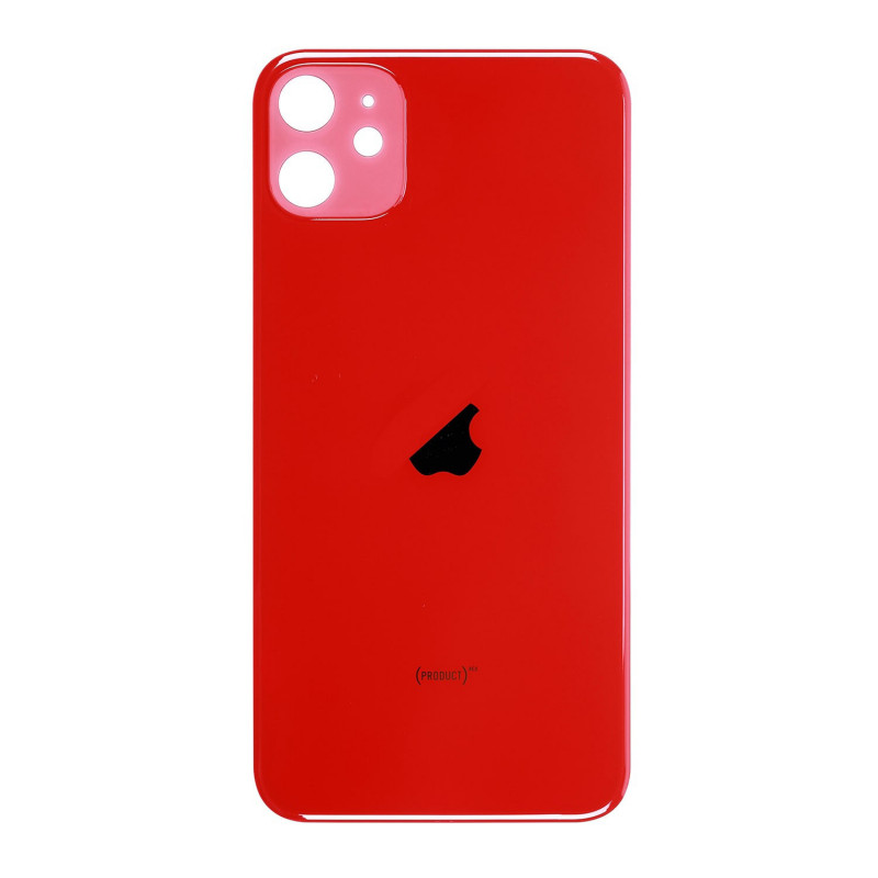 Tapa Trasera iPhone 11 (Agujero Ampliado) (EU) (Rojo)