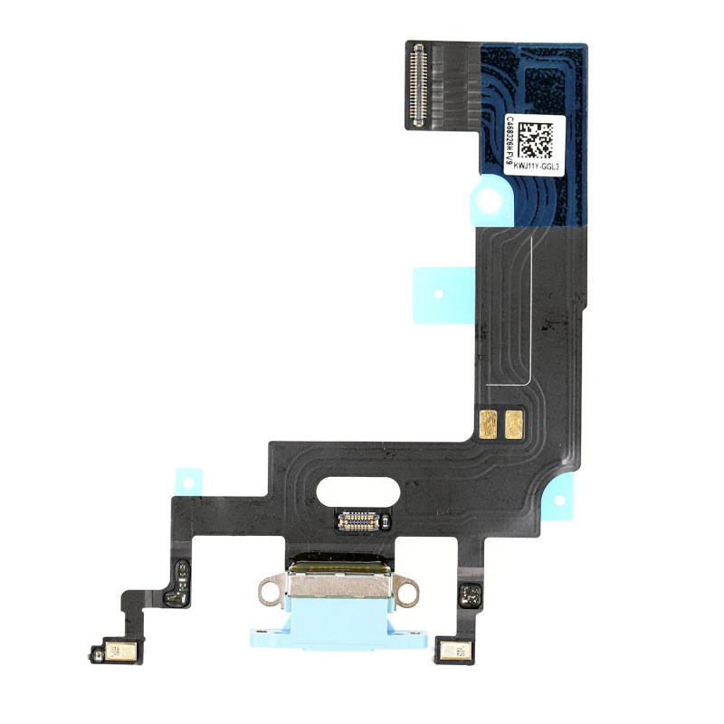 Flex Conector de carga microfono iPhone XR A2105 (Azul)
