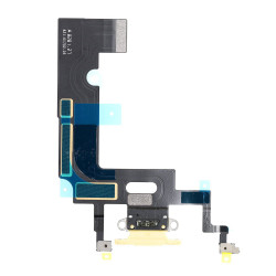 Flex Conector de carga microfono iPhone XR A2105 (Amarillo) 2